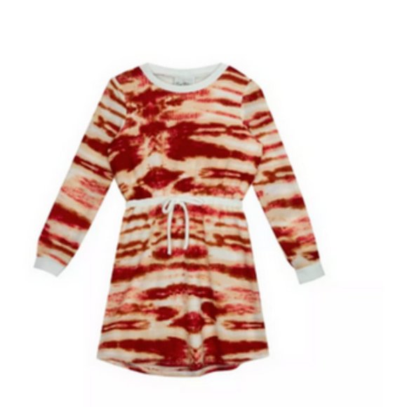 Rare Editions Girls Tie Dye Thermal Knit Dress ~ NWT